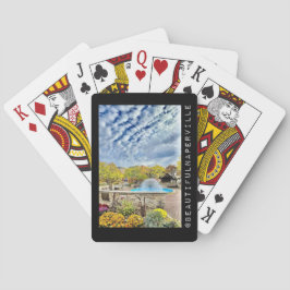 Vackert Naperville - Dandelion Fontän Casinokort