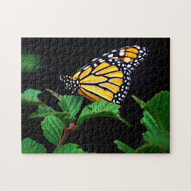 Vackert nära Monarch Butterfly Puzzle Pussel (Horisontell)
