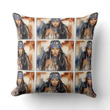 Vackert Native American Woman