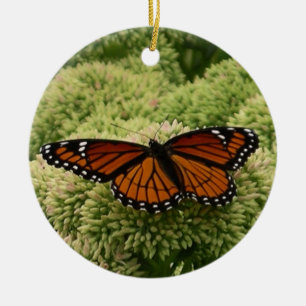 Vackert naturfoto från Viceroy Butterfly Julgransprydnad Keramik
