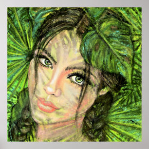 Vackert naturverk - Originalfärg Poster