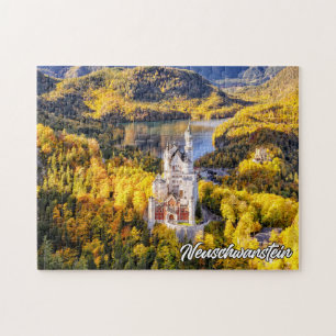 Vackert Neuschwanstein Castle, Tyskland Pussel