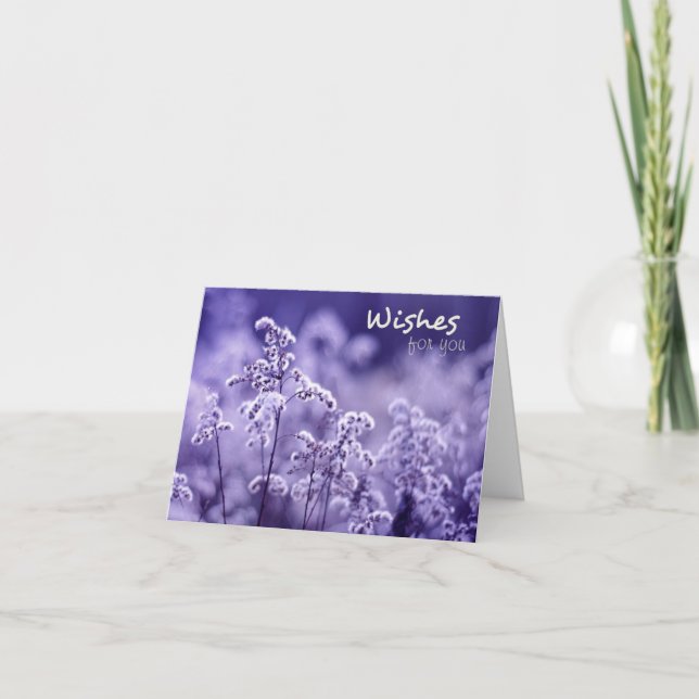 Vackert Önskemål födelsekort Kort (Framsida)