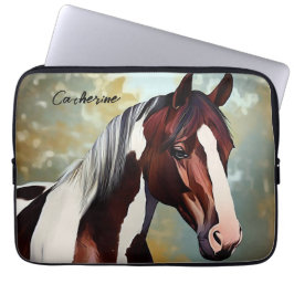 Vackert Paint Horse Laptop Fodral