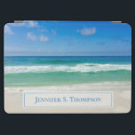 Vackert persikofoto Ocean Vågar Anpassningsbar iPad Air Skydd<br><div class="desc">Ett vackert havsfoto som togs på den idealiska semesterorten Destin,  Florida,  gör en söt personlig-semesterfodral iPad. Den vackra grönten vatten i Sandestin tvättar upp till sandstranden under serene blå himmel för att göra perfekten till fotnoten vid kusten ipad cover för er tropiska ö resa i somras.</div>