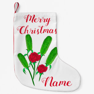 Vackert Pickle Bouquet med Rosor Thunder_Cove Liten Julstrumpa
