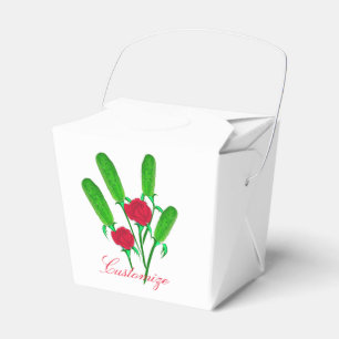 Vackert Pickle Bouquet med Rosor Thunder_Cove Presentaskar