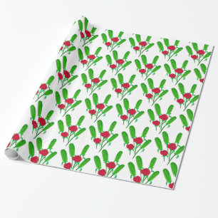 Vackert Pickle Bouquet med Rosor Thunder_Cove Presentpapper