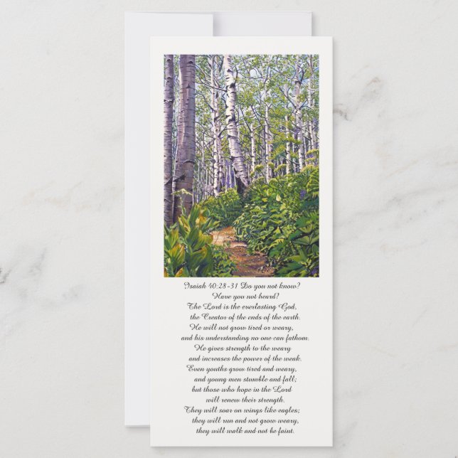 Vackert PM Prayer-kort (Framsida)