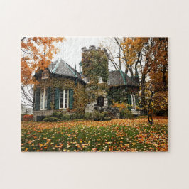 Vackert! Pussel - Castle Home in Fall