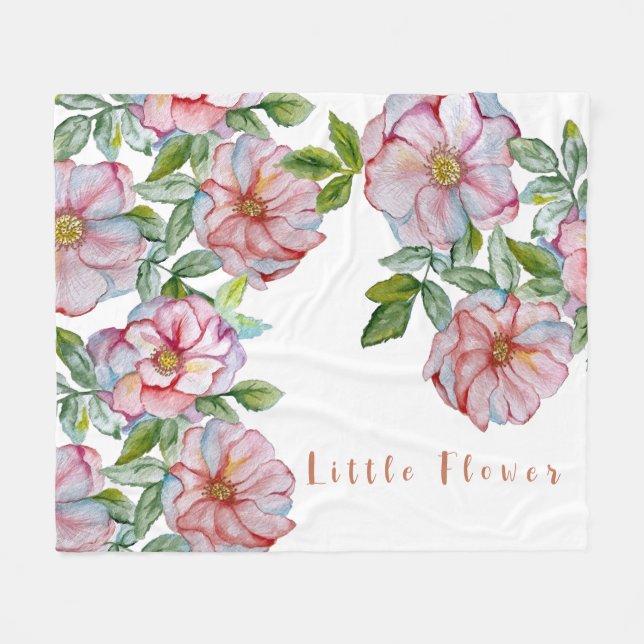 Vackert, realistiskt ro. fleecefilt (Framsidan (Horisontell))