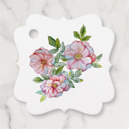 Vackert, realistiskt ro. gåvor etiketter