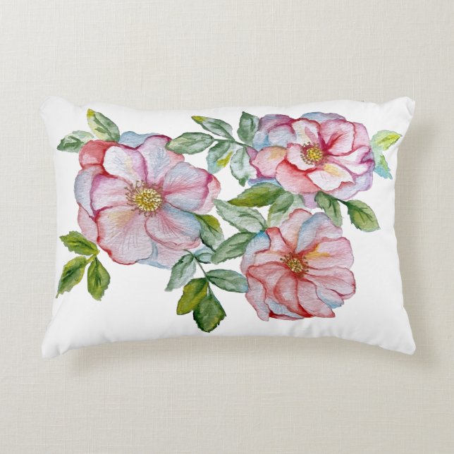 Vackert, realistiskt ro. prydnadskudde (Framsidan)