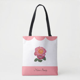 Vackert Ro Flower Nature Tygkasse