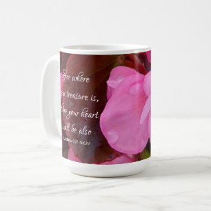 Vackert Rosa flödar upp din skattekabbla verse Kaffemugg