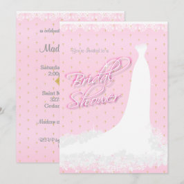 Vackert Rosa Religiösa Inbjudningar