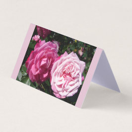 Vackert Rosa ros Kärlek Hälsning-kort Kort