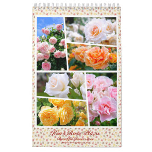 Vackert Rosor Calendar イ タ プ カ レ ン ダ ー Kalender