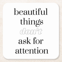 Vackert Sak Papper Underlägg