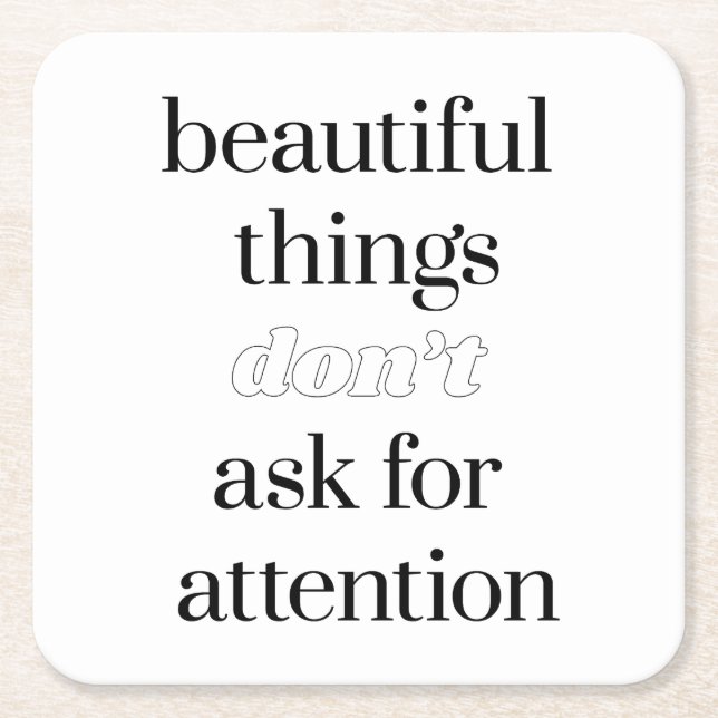 Vackert Sak Papper Underlägg (Framsidan)