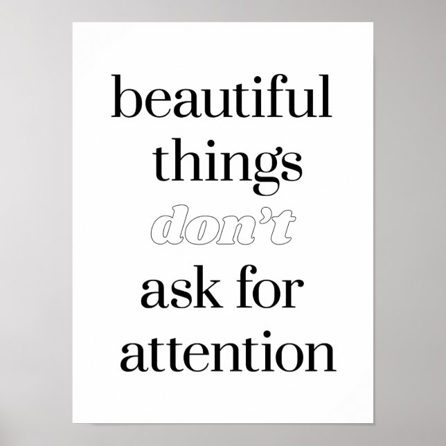 Vackert Sak Poster (Framsidan)