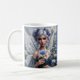 Vackert september Fairy i Asters Kaffemugg