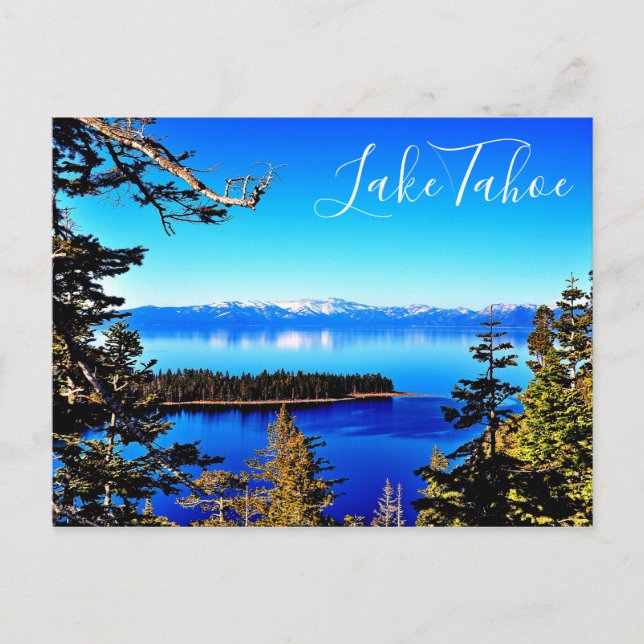 VACKERT SJÖN TAHOE VYKORT (Framsida)