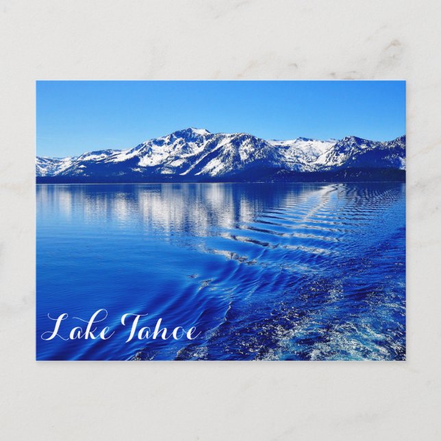 VACKERT SJÖN TAHOE VYKORT (Framsida)