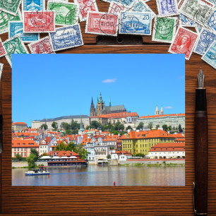 Vackert skott i Prag, Tjeckien Vykort