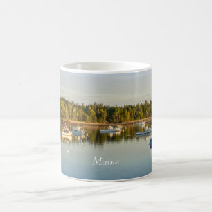 Vackert solnedgång på Maine kusten Kaffemugg