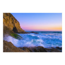 Vackert solnedgångsfoto från stora oceanen