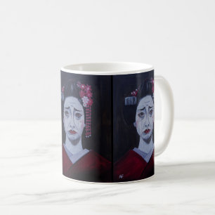 Vackert sorgligt måleri av Alfred Fox Kaffemugg