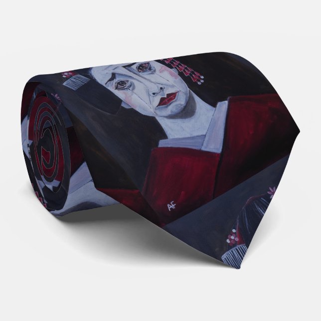 Vackert sorgligt måleri av Alfred Fox Slips (Rullad)