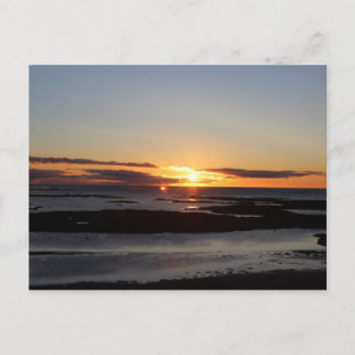 Vackert soset i Islandets vykort