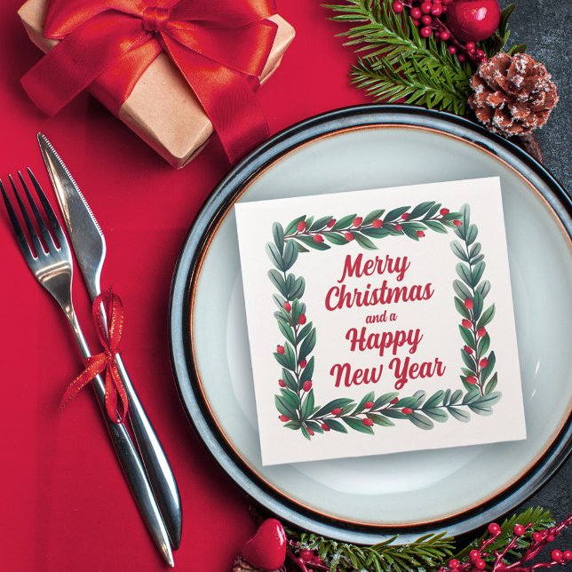 Vackert Square Wandeans God jul Pappersservett (Skapare uppladdad)