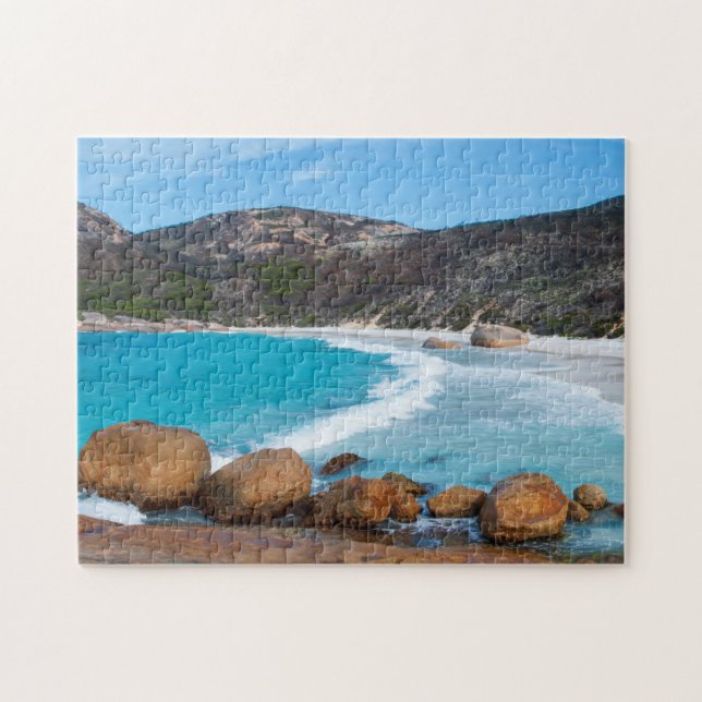 Vackert strandlandskap i Australien, 252 delara Pussel (Horisontell)
