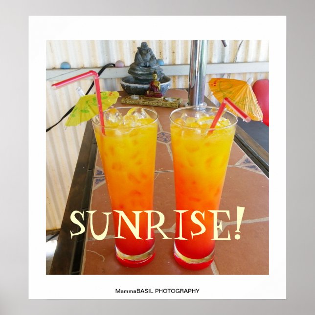 Vackert Sunrise Poster! Poster (Framsidan)