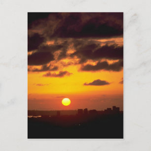 Vackert Sunset: Lymlinen, San Diego, Cal Vykort