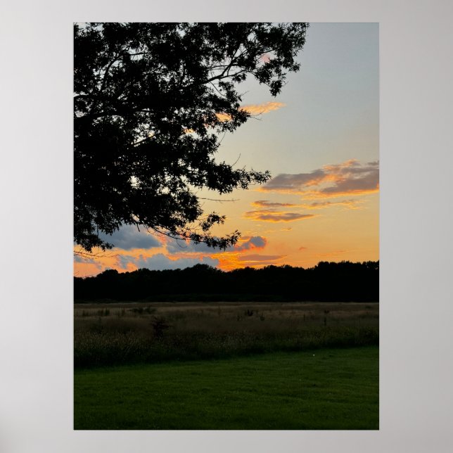 Vackert Sunset Poster (Framsidan)