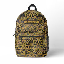 Vackert svart och guld glam