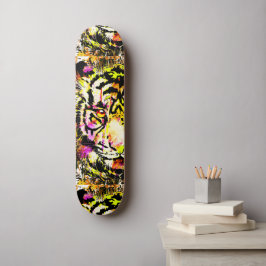 Vackert Tiger Skateboard - Gult Tiger Skate