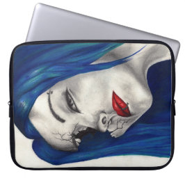 Vackert trasig fantasy goth skräck surrealistisk k laptop sleeve