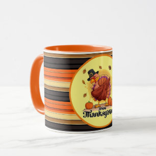 Vackert Trendig Thanksgiving - höstsamling Mugg