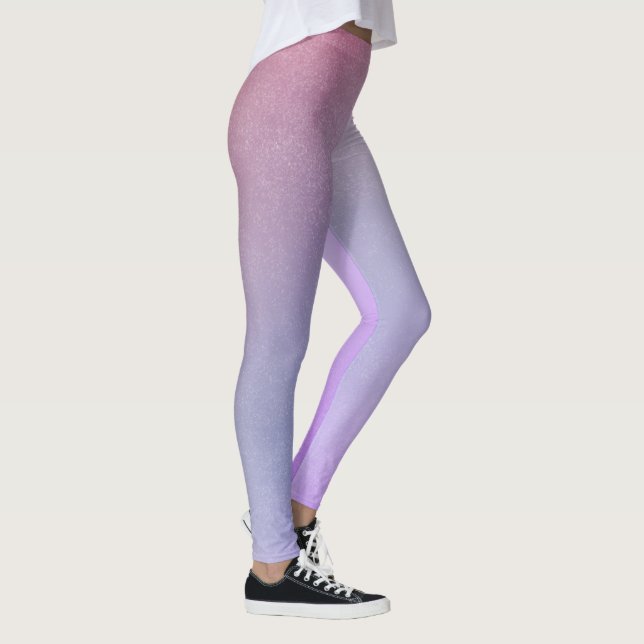 Vackert Trendig Vatten Färg Fashionable Leggings (Höger)