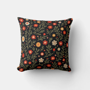Vackert Trendig Vintage Blommigt Collection Kudde