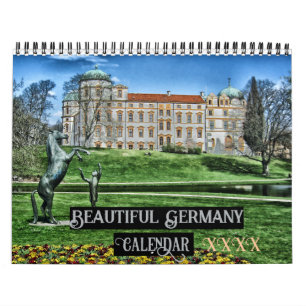 Vackert Tysklant Europa Tyskland Kalender