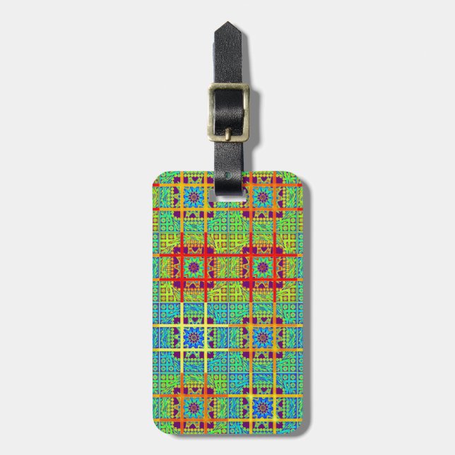 Vackert, underbart sydafrikanskt utskriftsvektor bagagebricka (Vertikal Framsida)