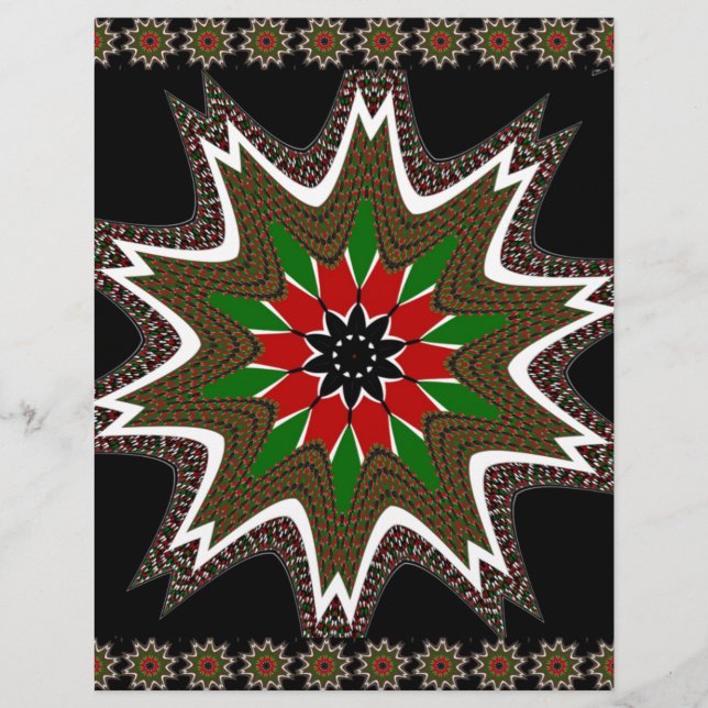 Vackert, vackert Kenya Cultural Motif Geometrical (Framsida)