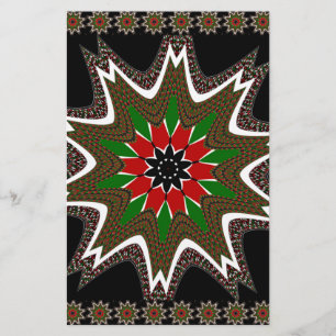 Vackert, vackert Kenya Cultural Motif Geometrical Brevpapper