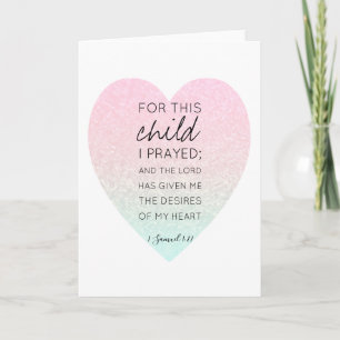 Vackert, vackert skript Bible Verse Inspired Kort